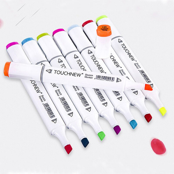 40 Colors/Bag Art Marker Alcohol Felt Pen Dual Tips Manga Sketching Markers  for Drawing Dual Tips Marker School Supplies - AliExpress