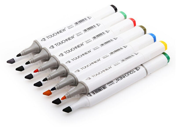 TOUCHNEW 60/80 Color Dual Head Art Marker Set Alcohol Sketch Markers –  AOOKMIYA