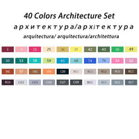 TouchFIVE Art Marker 168 Colors Alcohol Double Headed sketch Marker For School Drawing Marker Animation Design School Supplies