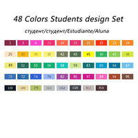 TouchFIVE Art Marker 168 Colors Alcohol Double Headed sketch Marker For School Drawing Marker Animation Design School Supplies