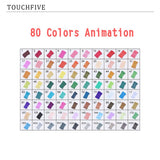 TouchFIVE Markers 60/80 Colors Manga Drawing Markers Pen Alcohol Based Dual Headed Sketch Oily marker Pen Art Supplies