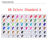 TouchFIVE Markers 60/80 Colors Manga Drawing Markers Pen Alcohol Based Dual Headed Sketch Oily marker Pen Art Supplies