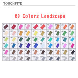 TouchFIVE Markers 60/80 Colors Manga Drawing Markers Pen Alcohol Based Dual Headed Sketch Oily marker Pen Art Supplies