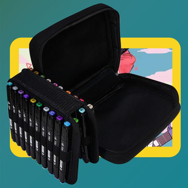 Touchfive Art Marker Boutique packaging Alchohol Markers Set Brush Pens For Draw 40/60Colors Manga Design Art supplies