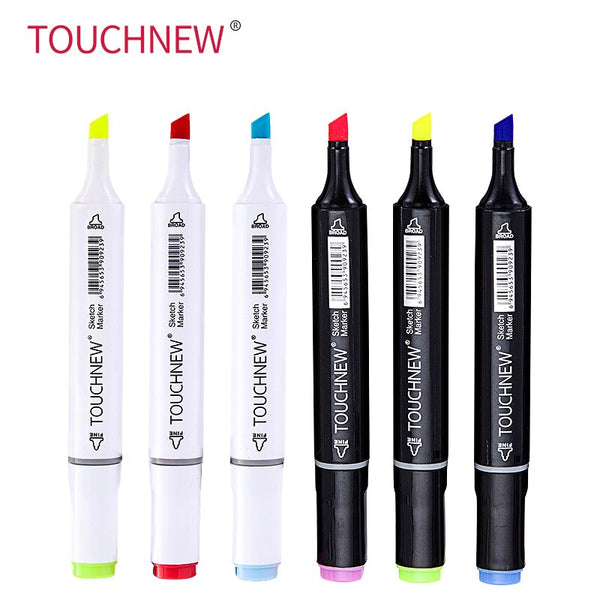 TouchFIVE 30/40/60/80 Color Art Markers Set Dual Headed Artist Sketch Oily  Alcohol based Marker For Animation Manga