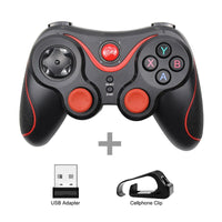 AOOKGAME  Wireless Bluetooth 3.0 Game Controller Terios T3/X3 For PS3/Android Smartphone Tablet PC With TV Box Holder T3+ Remote Gamepad