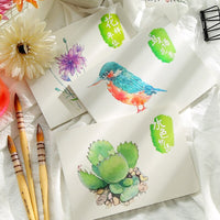 XSYOO Watercolor Paint Coloring Line Draft Blank Watercolor Book Hand-Painted Painting Book Water Soluble Color Art supplies