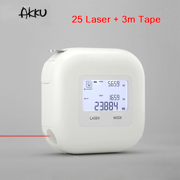 Xiaomi AKKU 2 in 1 Digital Laser Measure Laser Ranging Tape with LCD D ...