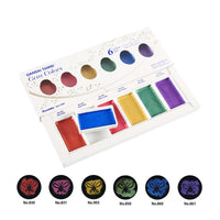 ZIG Kuretake GANSAI TAMBI Starry/Pearl/Gem Colors Solid Paints Metallic Gold Watercolor Pigment For Drawing Art Supplies