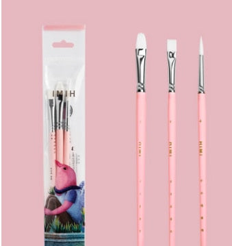 Miya Himi 3pcs Paint Brushes Set for Acrylic Oil Watercolor Face & –  AOOKMIYA