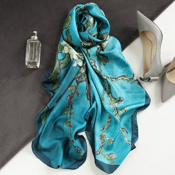 Designer Silk Scarves for Women
