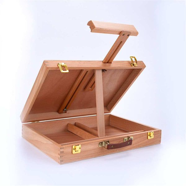 Artist Easel Art Drawing Paint Supply Wooden Table Retractable Box Board Desktop Suitcase Painting Hardware Art Supplies