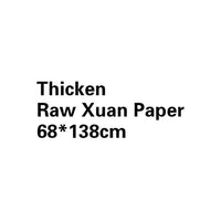Chinese Rice Paper Thicken Raw Xuan Papers Painting Calligraphy Half Ripe  Rice Papers Rijstpapier Carta Di