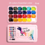 Maries Professional Gouache Paints 30ml Cold/Warm Color Jelly Cup Non-Toxic Gouache Watercolor Paint For Painting Artist