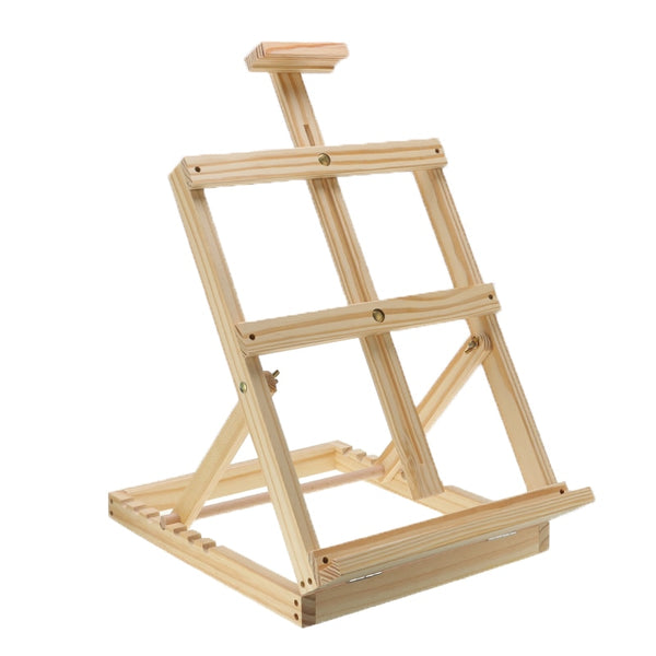 53-63cm Adjustable Folding Tabletop Wooden Easel H-Frame Stand Sketch Easel for Artist Painting Drawing Easel Art Supplies