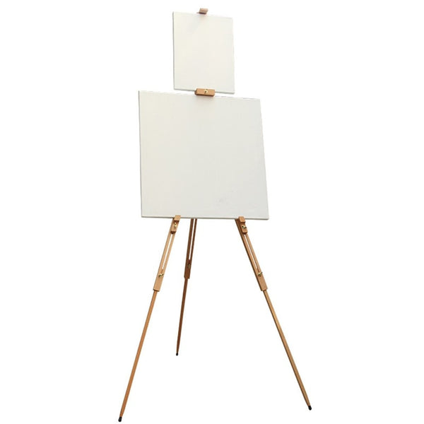 Adjustable Artist Easel Stand Solid Beech Wood Portable Collapsible Telescopic Tripod Easel Painting Drawing Canvas Sketchbook